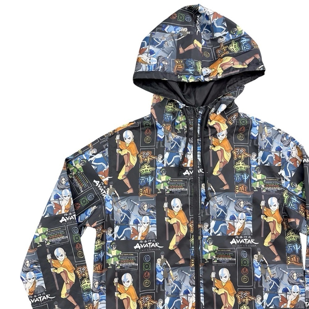 Nickelodeon Avatar The Last Airbender Windbreaker Jacket Small - Picture 2 of 9